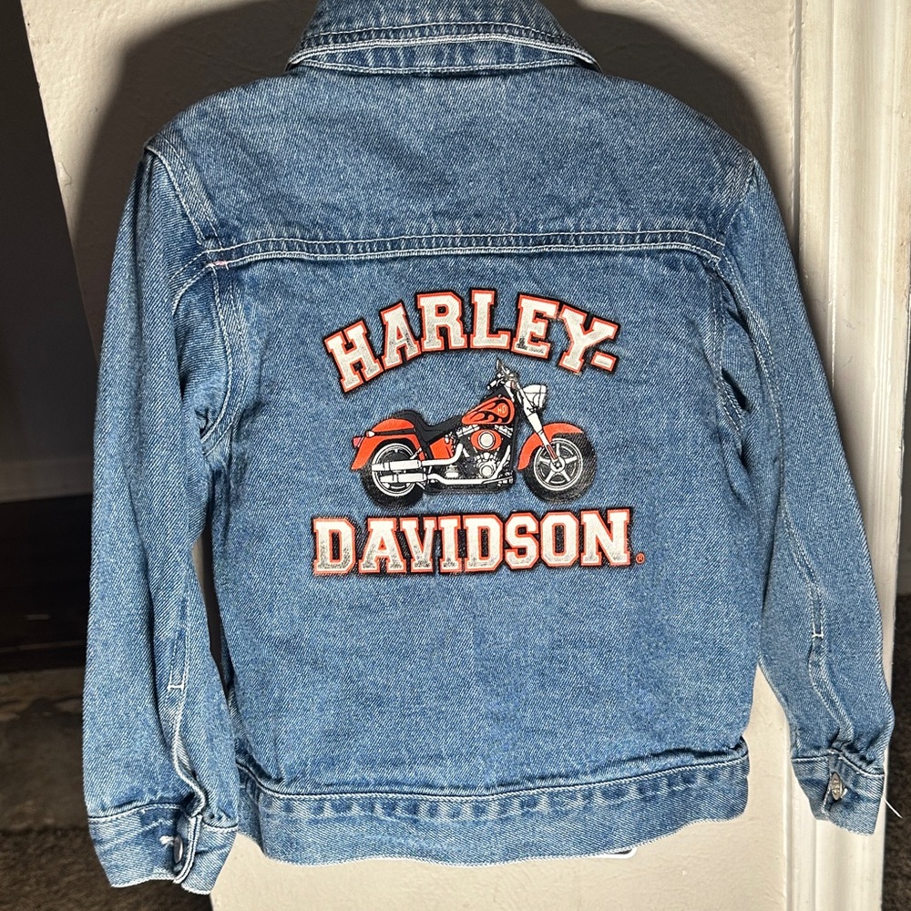 Harley-Davidson Kids Classic Blue Jean Jacket - Picture 3 of 6